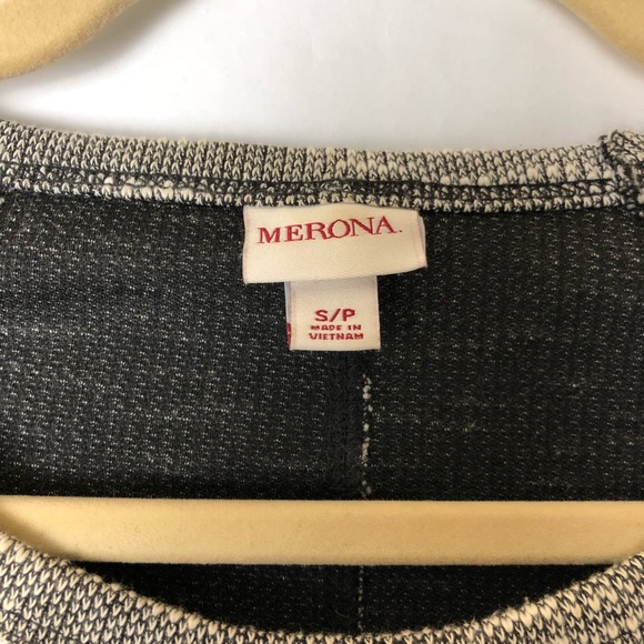 Merona Comfort Dress Sweater Kint Marble Gray SZ S - Picture 3 of 4